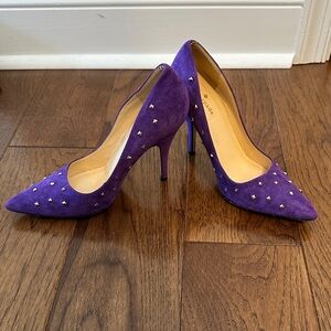 Kate Spade Purple Studded Heels
